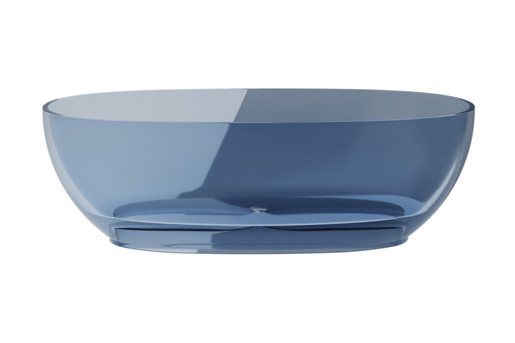 Ванна вільностояча MEXA 170х78 Blue Wave, з сифоном клік-клак хром зображення 2