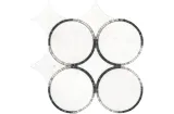 G146 TEMPO CIRCLE WHITE 29,9X29,9 (мозаїка)