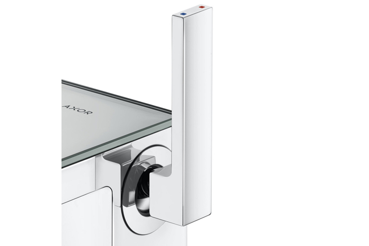 Змішувач Axor MyEdition для ванни підлоговий Chrome з накладкою Mirror Glass 47440000 зображення 2