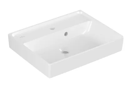 COLLARO Умивальник 500x400 мм з отвором та переливом White Alpin TitanCeram (43345001)