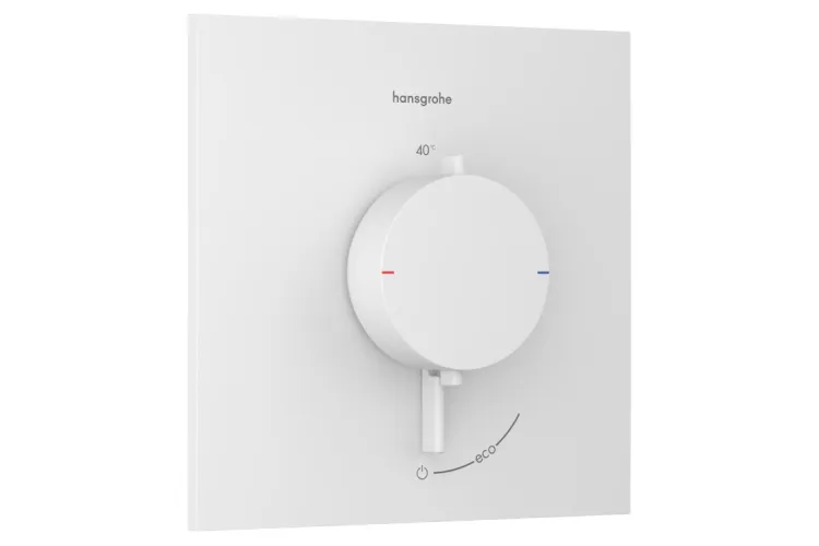 Термостат прихованого монтажу Ecostat Comfort E на 1 функцію, Matt White (33710700) image 1