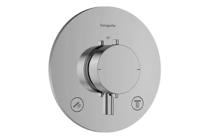 Термостат прихованого монтажу Ecostat Comfort S на 2 функції Chrome (33715000)