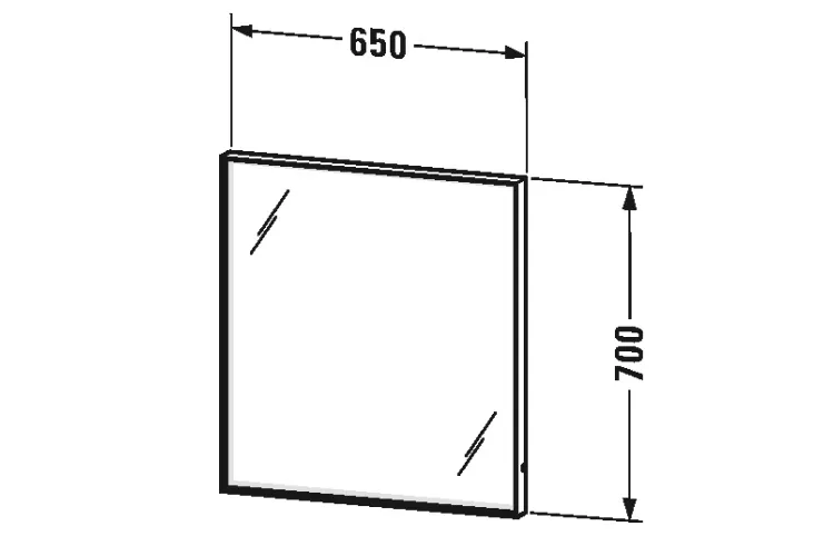 L-CUBE  Дзеркало з підсвіткою 65х70х6.7 см (LC738000000) image 3