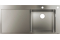 Кухонна мийка S717-F450 на стільницю 2х35Ø 1045х510 полиця ліворуч Stainless Steel (43307800)