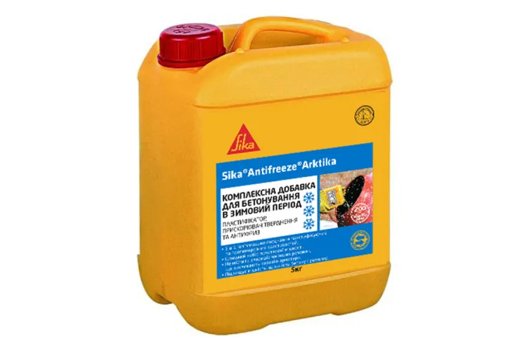 Sika Antifreeze Arktika Комплексна добавка для зимового бетонування 5 кг image 1