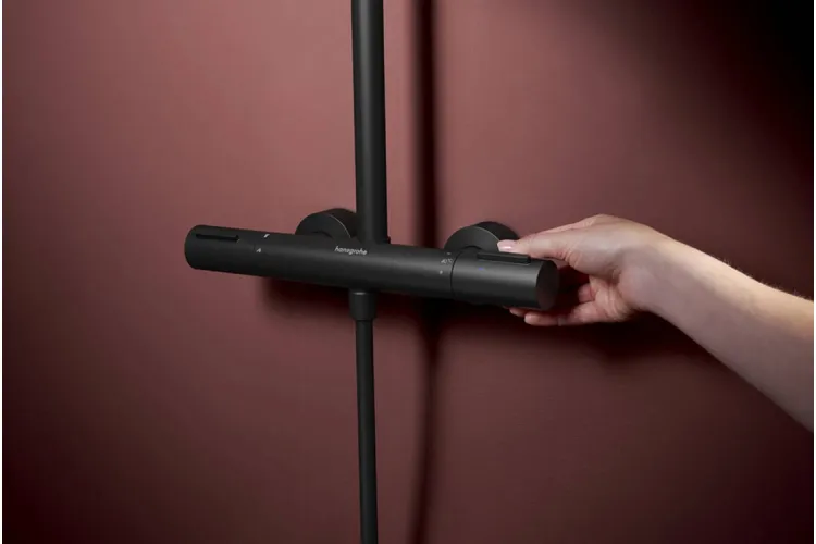 Душова система Raindance Alive S Puro 300 1jet EcoSmart з Ecostat Element, Matt Black (24593670) image 4