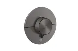 Термостат прихованого монтажу ShowerSelect ID Round HighFlow на 1 функцію, Brushed Black Chrome (36776340)