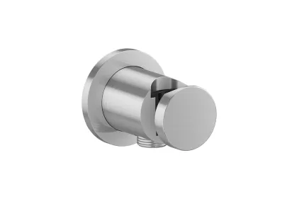 Шлангове під'єднання Fixfit Porter Axor One кругле з тримачем, Brushed Nickel (48780820)