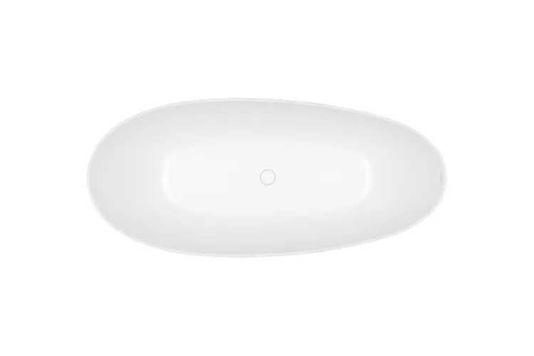 ANTAO Ванна окремостояча асиметрична 170x75, Stone White (UBQ170TAO7V-RW)  image 2