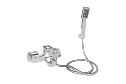 WAWEL 006 Змішувач для ванни (з душовим гарнітуром), Chrome