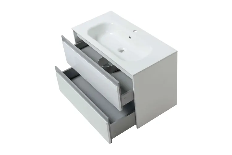 Тумба STELLA  бетон глянець 75 з УМИВАЛЬНИКОМ ТП-2 Д зображення 2