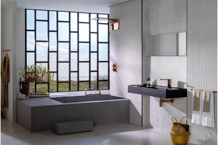 LOUNGE, Верхній душ з функціями: дощ + каскад, підключення 1/2", , copper (100181041) зображення 2