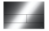 Панель змиву TECEsquare II Metal з двома клавішами Polished Black Chrome (9240837) зображення 1