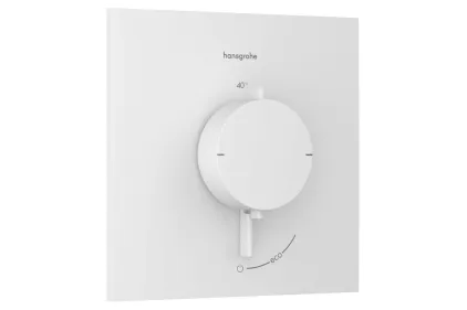 Термостат прихованого монтажу Ecostat Comfort E на 1 функцію, Matt White (33710700)