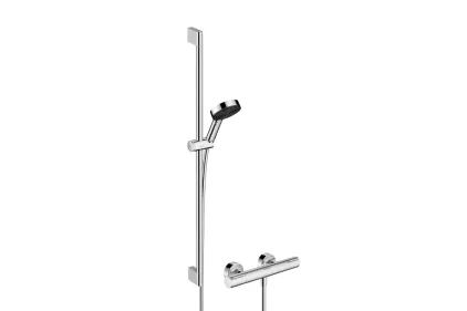 Душ. набір Pulsify Select S 105 3jet 90 см Relaxation EcoSmart з Ecostat Element, Chrome ( 24271000)