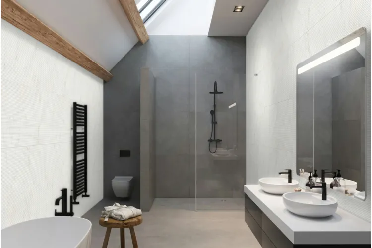 VERSILIA MICHELANGELO WHITE FLUTE 3D RET 60х120 (JNB5) (плитка настінна) зображення 2