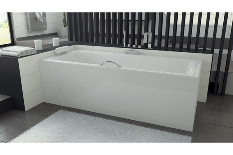 Ванна акрилова TALIA 170х75 Premium (підголовник+ручки) без ніг / без обудови зображення 2
