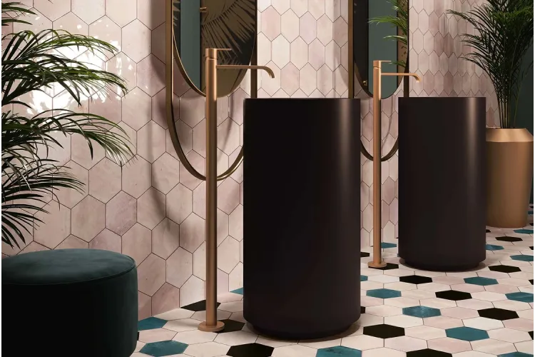 HOPE HEX BLUE MAT 15х17.3 (плитка для підлоги і стін) image 2