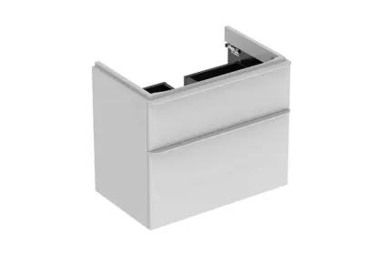 Тумба під умивальник SMYLE SQUARE 75 см з двома шухлядами, пісочно-сірий (500.353.JL.1)