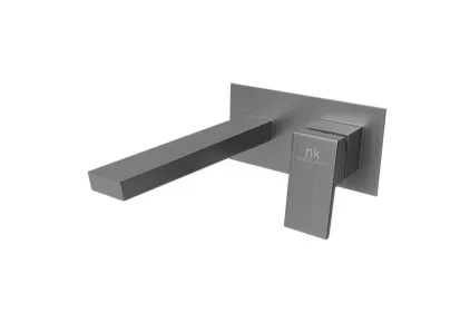 SQUARE, Зовнішня частина змішувача прихованого монтажу для умивальника, brushed copper (100281849) 