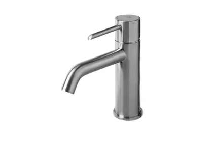 ROUND, Змішувач для умивальника 160 мм, керамічний картридж, d35 мм, аератор"plus", підключення 3/8", brushed gold (100306653)