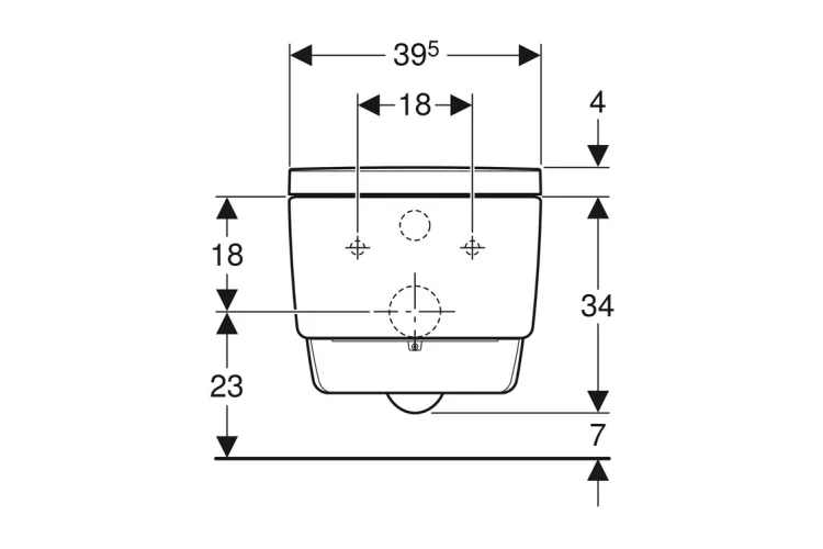 Унітаз-біде підвісний AQUACLEAN Mera Comfort+ сидіння SoftOpening (146.214.11.1) image 4