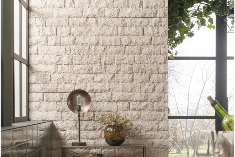 Стінова панель FITWALL, MUR ROCK WHITE HORIZONTAL 326x129 (100318213) image 3