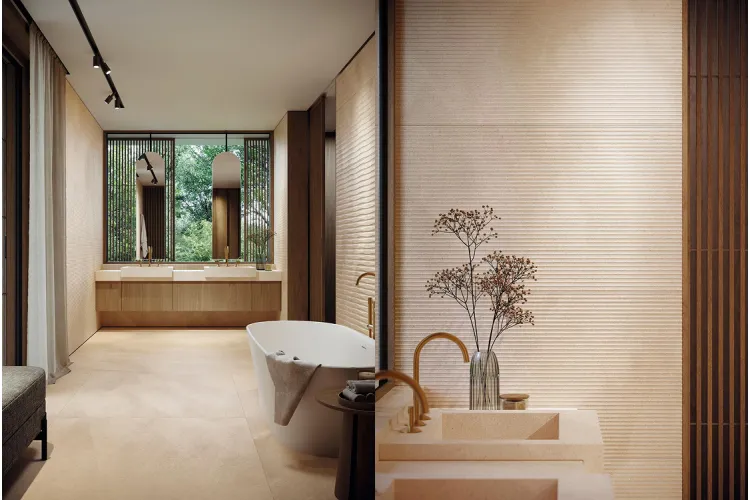 G278 METRO LIMESTONE SAND 59,6x150 декор (плитка настінна) зображення 3