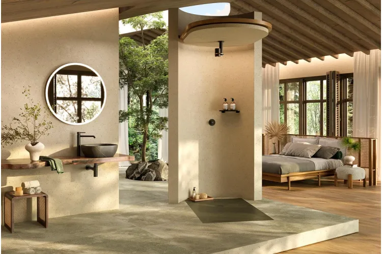 ROUND, Зовнішня частина вбудованого змішувача для душу, matt black (100345148)  зображення 2