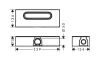 Прихована частина AXOR для душових трапів uBox universal d50 (01005180) зображення 2