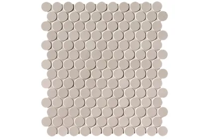 MILANO&FLOOR BEIGE ROUND MOSAICO MATT 29.5х32.5 (мозаїка) FNSU