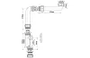 Сифон для умивальника з подовжувачем, пристінний 1 1/4" х 32мм HC13SPS-X32PF image 2