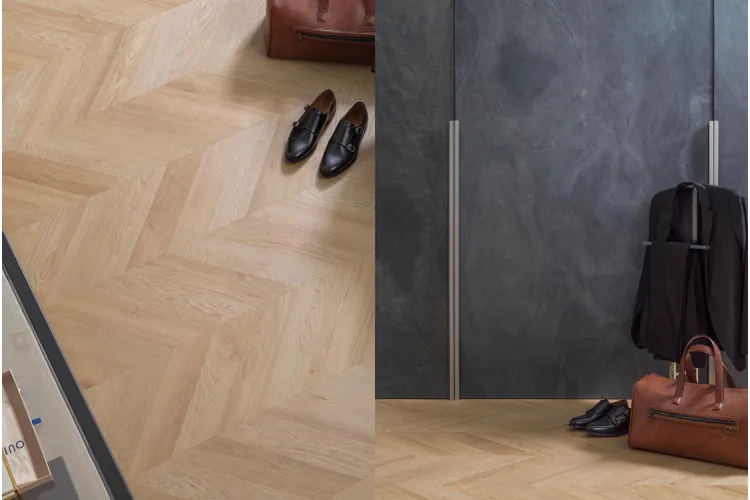 G234 LINKFLOOR CHEVRON NATURAL 30,5x71,84x0,7 (вінілова підлога) зображення 3