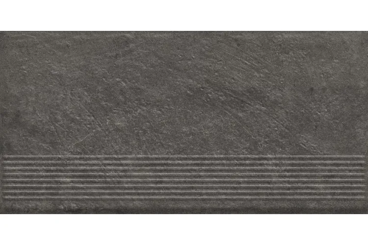 CARRIZO BASALT STOPNICA PROSTA STRUKTURA MAT 30х60 (сходинка структурна) зображення 1