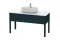 LUV Консольна підлогова тумба 133,8x57 см Night blue Satin Matt (LU956109898) 