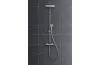 Душова система Vernis Shape Showerpipe 230 1jet з термостатом Matt Black (26286670) зображення 3