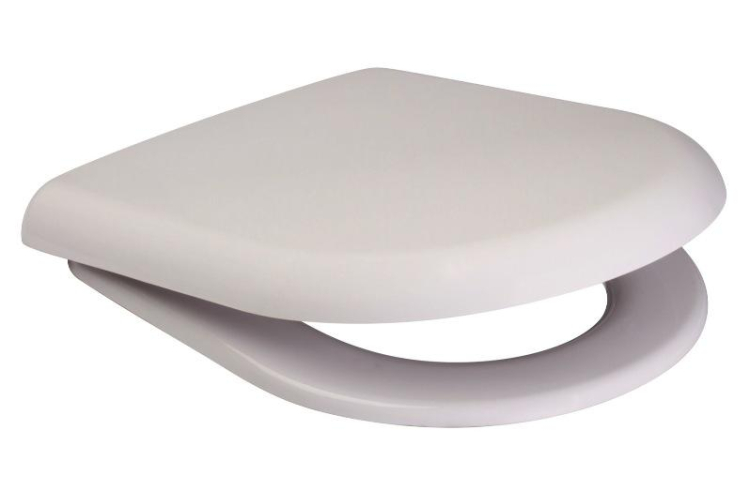 Сидіння для унітазу ПАРВА: дюропластове антибактеріальне повільнопадаюче image 1