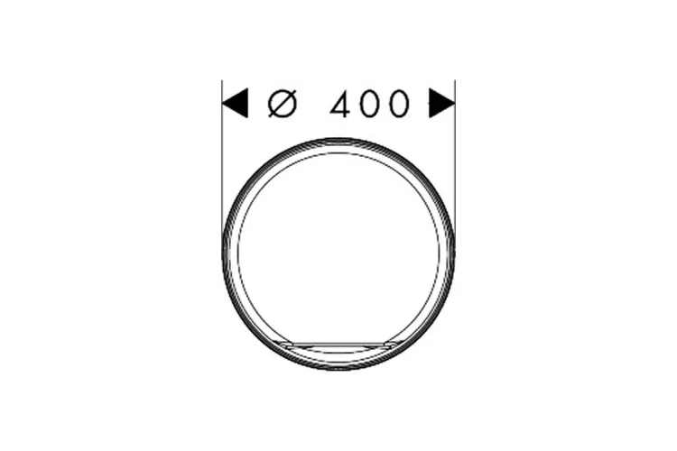 Умивальник Xuniva Evo S накладний без переливу, 400х400 мм Matt Black (60323670) image 3