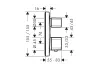 Термостат прихованого монтажу Ecostat E запірно-перемикаючим вентилем з двома режимами (15708000) зображення 2