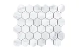 G137 ESSENTIAL HEXAGON CARRARA PULIDO 25,8x29,8 (мозаїка)