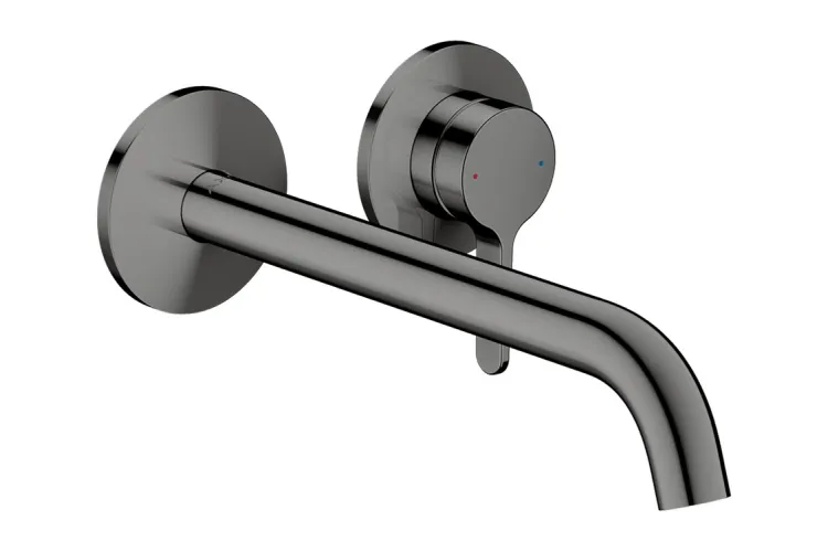 Змішувач AXOR One 220 для умивальника зі стіни, Polished Black Chrome (48120330) image 1