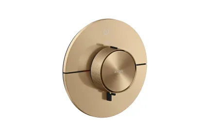 Термостат прихованого монтажу ShowerSelect ID Round на 1 функцію, Brushed Bronze (36756140)