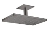 Верхній душ Axor 460х300 1jet з тримачем до стелі, Brushed Black Chrome (35277340)