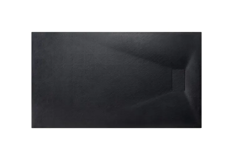 Піддон прямокутний VEXO BLACK 120х90 чорний + сифон зображення 1