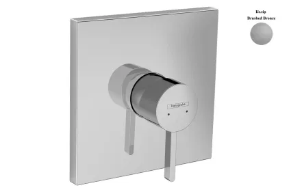 Змішувач Finoris прихованого монтажу для душу, Brushed Bronze (76615140)