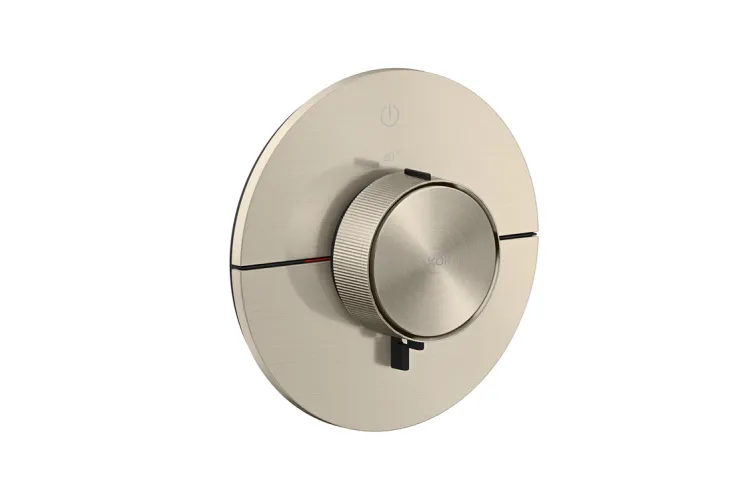 Термостат прихованого монтажу ShowerSelect ID Round на 1 функцію, Brushed Nickel (36756820) зображення 1