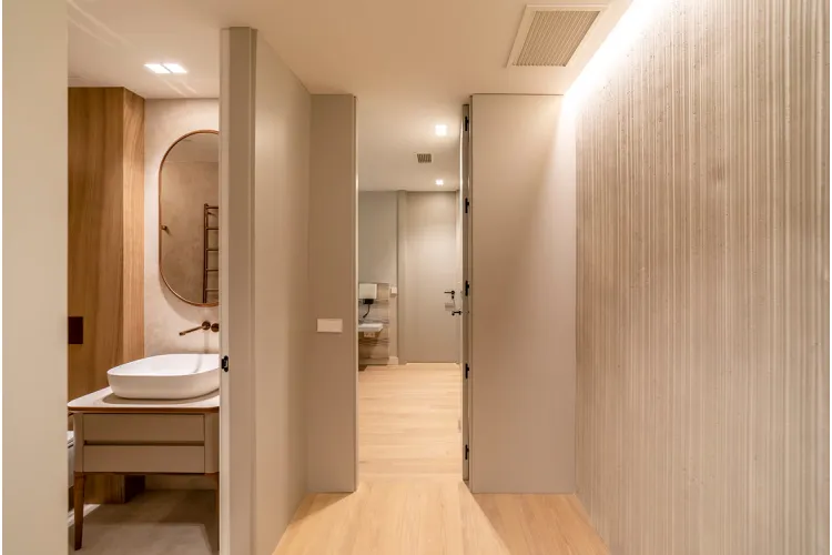 Стінова панель FITWALL, ROLLING OCRE SAND VERTICAL 129.5x259 (100314113) image 2