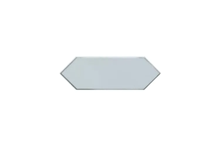 DECOR ZENITH SILVER SKY BLUE 10x30 декор (плитка настінна) зображення 1