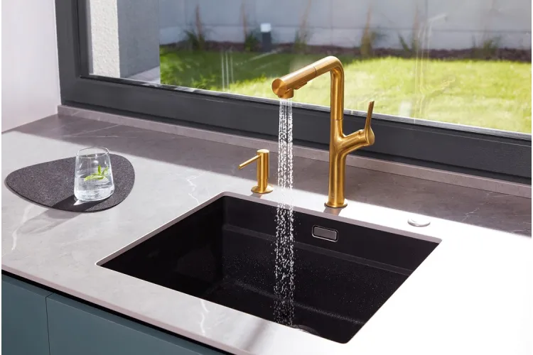 Дозатор рідини для миття посуду DUERO INOX, GOLD 990-100-31 image 4