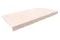 PINK STONE SQUARE STAIR TREAD 62.5х31.7 (сходинка)